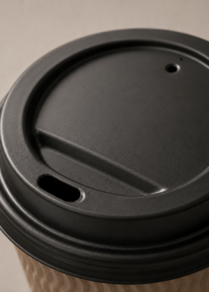 80mm Shipper Lids for 8oz Cups