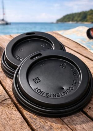 90mm Shipper Lids for 12oz Cups